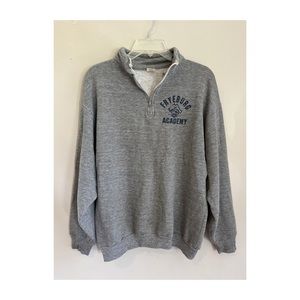 Vintage Collegiate sweatshirt preppy 1/4 zip Maine 1980s Men: M Women: L